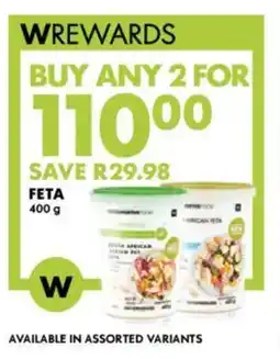 Woolworths Feta offer