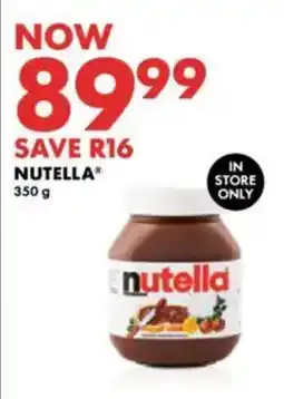 Woolworths Nutella offer