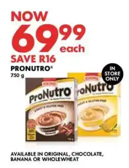 Woolworths Pronutro offer