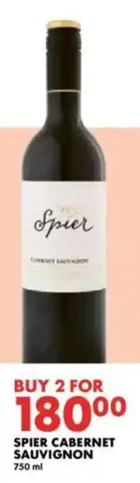 Woolworths Spier cabernet sauvignon offer