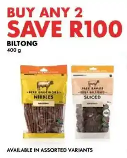 Woolworths Biltong offer