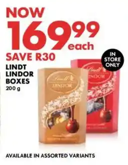 Woolworths Lindt lindor boxes offer