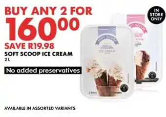 Woolworths Soft scoop ice cream offer