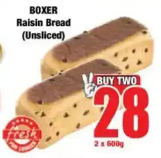 Boxer BOXER Raisin Bread (Unsliced) offer