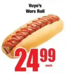 Boxer Vuyo's Wors Roll offer