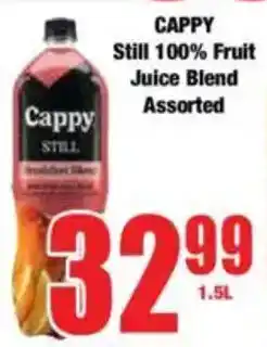 Boxer CAPPY Still 100% Fruit Juice Blend Assorted offer