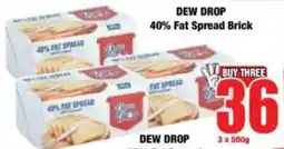 Boxer DEW DROP 40% Fat Spread Brick offer