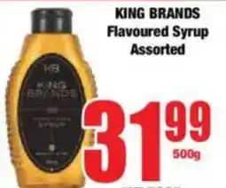 Boxer KING BRANDS Flavoured Syrup Assorted offer