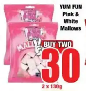 Boxer YUM FUN Pink & White Mallows offer