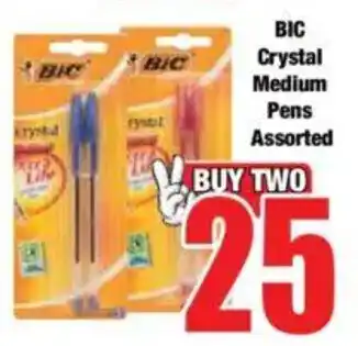 Boxer BIC Crystal Medium Pens Assorted offer