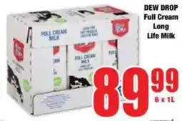 Boxer DEW DROP Full Cream Long Life Milk offer