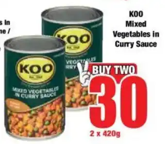 Boxer KOO Mixed Vegetables in Curry Sauce offer