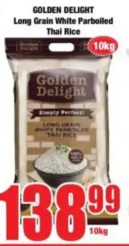 Boxer GOLDEN DELIGHT Long Grain White Parboiled Thai Rice offer