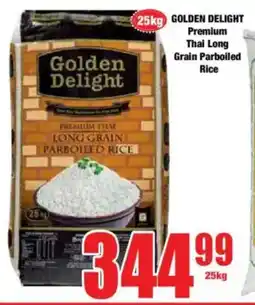 Boxer Golden Delight Premium Thai Long Grain Parboiled Rice offer