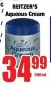 Boxer REITZER'S Aqueous Cream offer