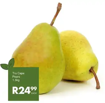 Save Tru Cape Pears offer