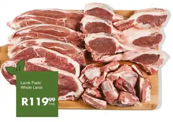 Save Lamb Pack/ Whole Lamb offer