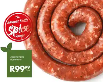 Save Jaques Kallis Boerewors offer