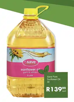 Save Save Pure Sunflower Oil offer