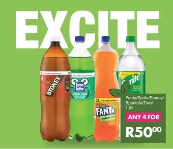 Save Fanta/ Sprite/ Stoney/ Sparletta/ Twist offer