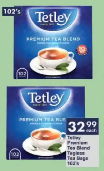 President Hyper Tetley Premium Tea Blend Tagless Tea Bags offer