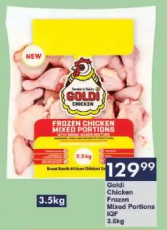 President Hyper Goldi Chicken Frozen Mixed Portions IQF offer