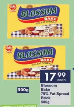 President Hyper Blossom Bake 70% Fat Spread Brick offer