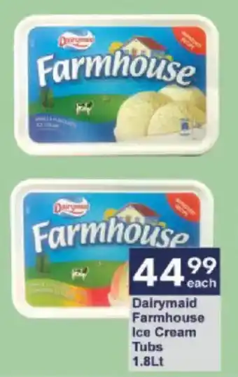 President Hyper Dairymaid Farmhouse Ice Cream Tubs offer