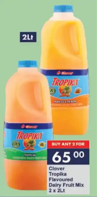 President Hyper Clover Tropika Flavoured Dairy Fruit Mix offer