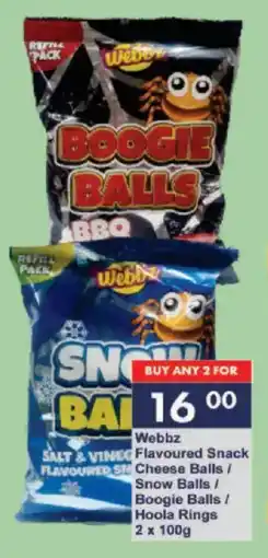 President Hyper Webbz Flavoured Snack Cheese Balls/ Snow Balls/ Boogie Balls/ Hoola Rings offer