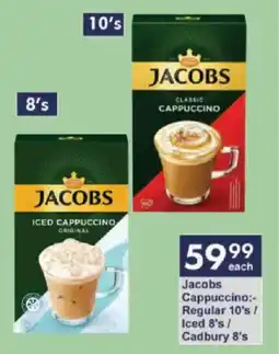 President Hyper Jacobs Cappuccino Regular/ Iced/ Cadbury offer