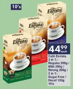 President Hyper Café Enrista 3 in 1 Regular/ Mild/ Strong/ 2 in 1 Sugar Free/ Decaf offer