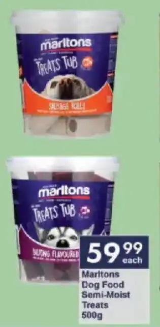 President Hyper Marltons Dog Food Semi-Moist Treats offer