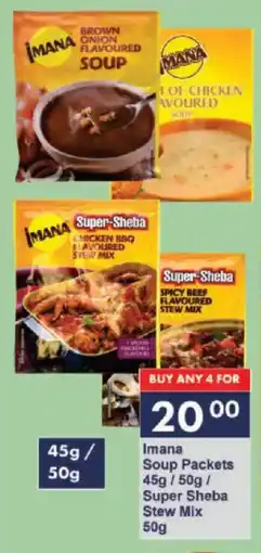 President Hyper Imana Soup Packets/ Super Sheba Stew Mix offer