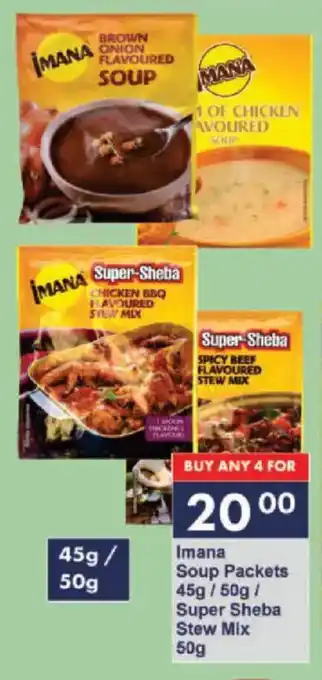 President Hyper Imana Soup Packets/ Super Sheba Stew Mix offer