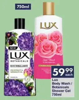 President Hyper Lux Body Wash/ Botanicals Shower Gel offer