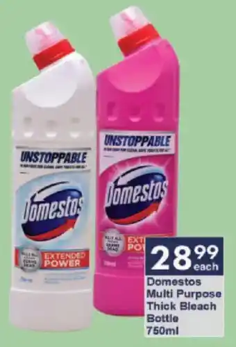 President Hyper Domestos Multi Purpose Thick Bleach Bottle offer