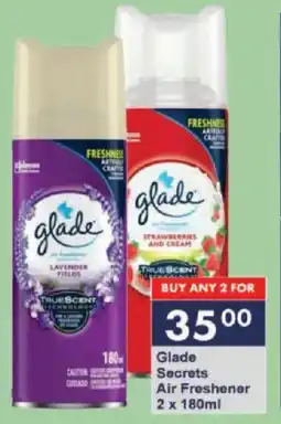 President Hyper Glade Secrets Air Freshener offer