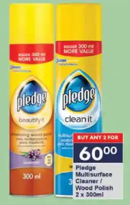 President Hyper Pledge Multisurface Cleaner/ Wood Polish offer