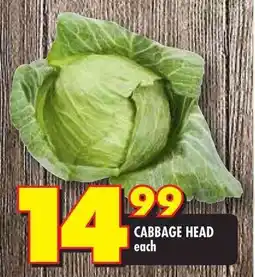 Shoprite Cabbage head offer