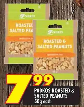 Shoprite Padkos roasted & salted peanuts offer