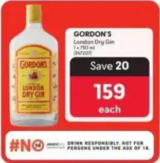 Makro GORDON'S London Dry Gin offer