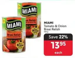 Makro MIAMI Tomato & Onion Braai Relish offer