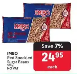 Makro IMBO Red Speckled Sugar Beans offer