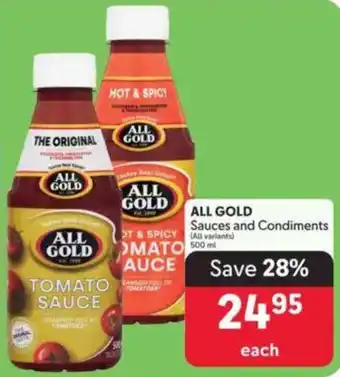 Makro ALL GOLD Sauces and Condiments offer