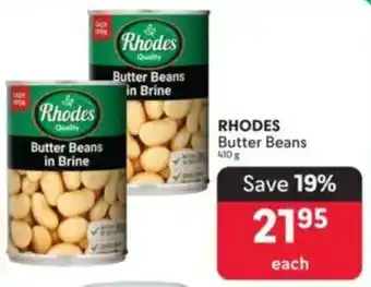 Makro RHODES Butter Beans offer