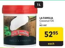 Makro LA FAMILIA Coconut Oil offer