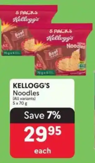 Makro KELLOGG'S Noodles offer