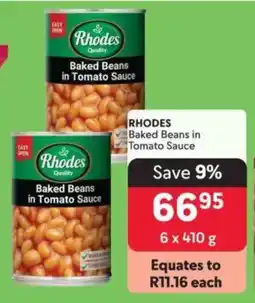 Makro RHODES Baked Beans in Tomato Sauce offer