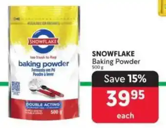 Makro SNOWFLAKE Baking Powder offer